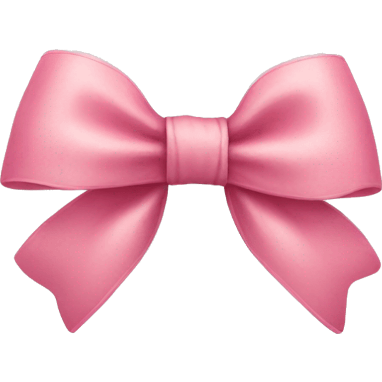 Vintage pink bow emoji