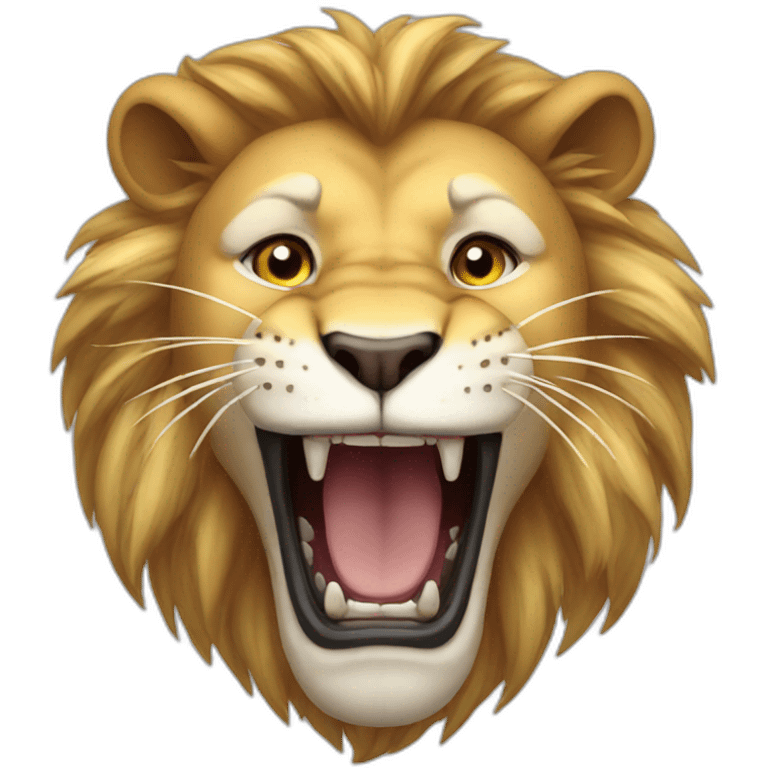 lion roaring emoji