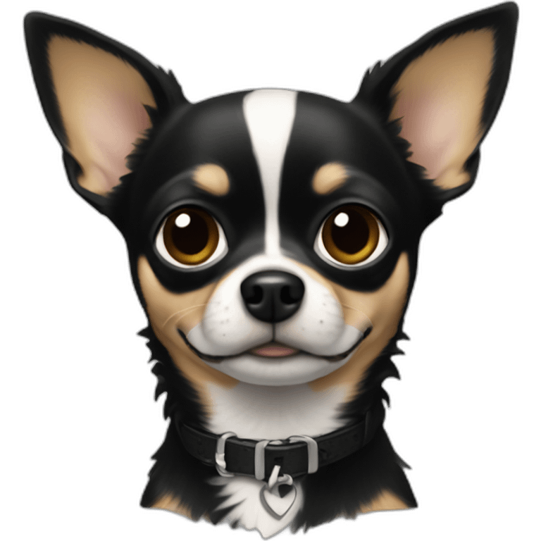 Chihuahua noir emoji