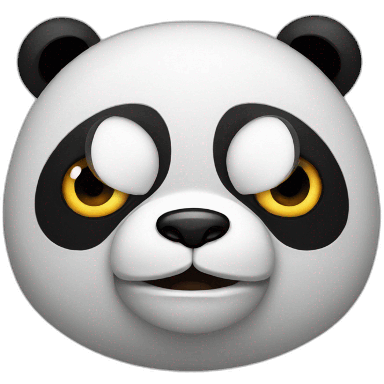 Scary Panda emoji