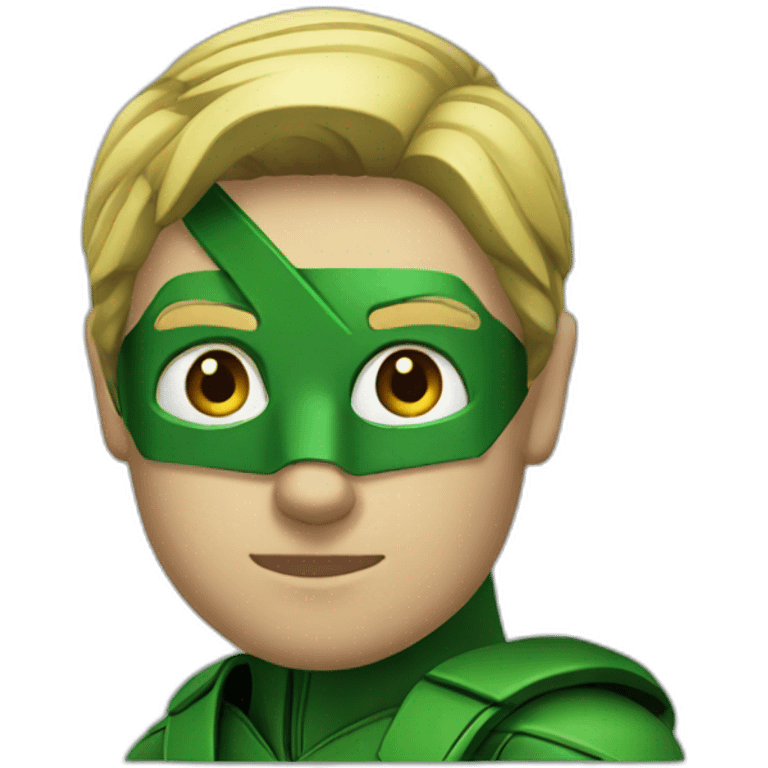 Green arrow person emoji