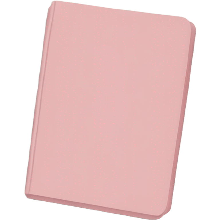 Light pink note book  emoji