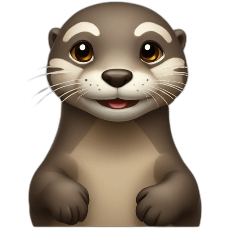 loutre sur tortu emoji