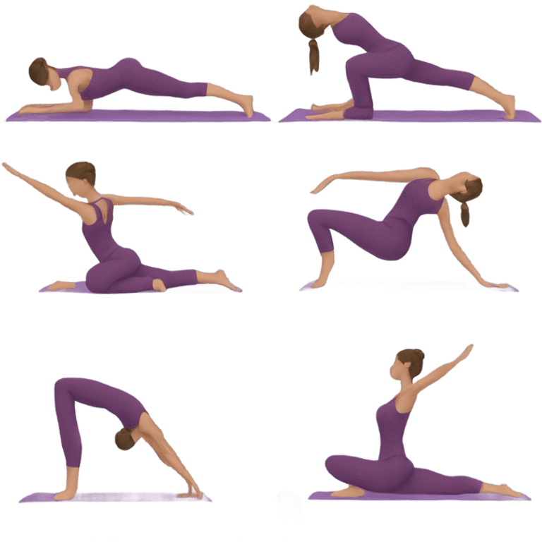 Yoga pose hand balance emoji