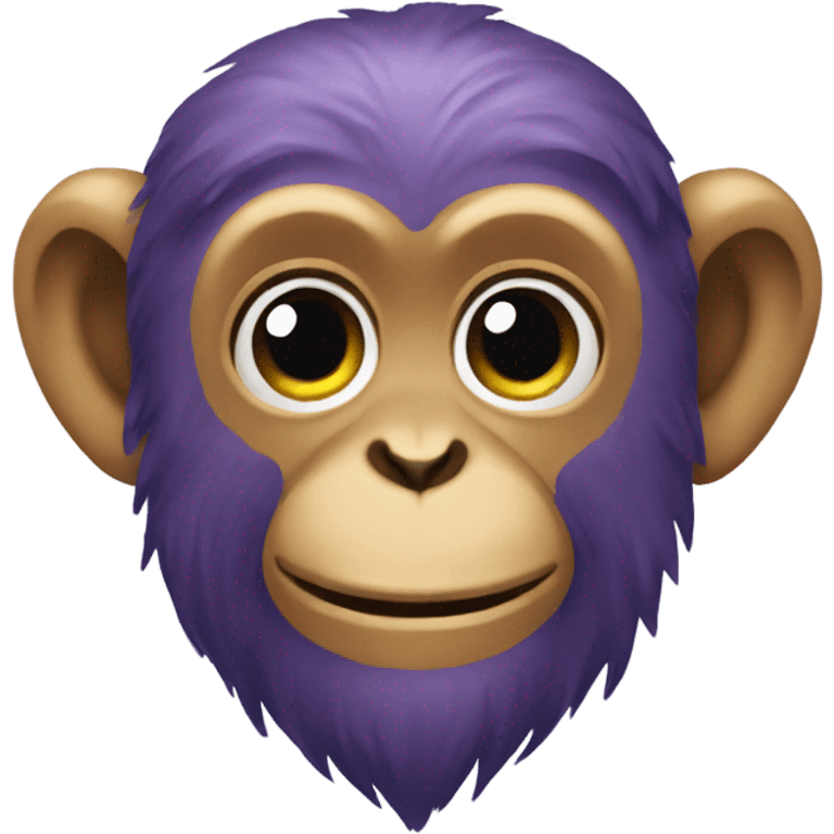 Rainbow monkey emoji