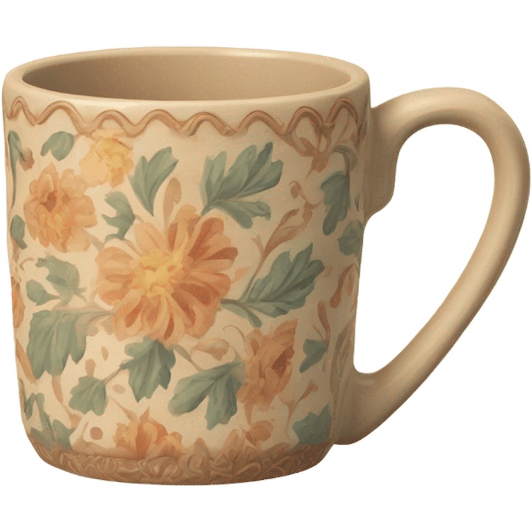 Vintage mug emoji