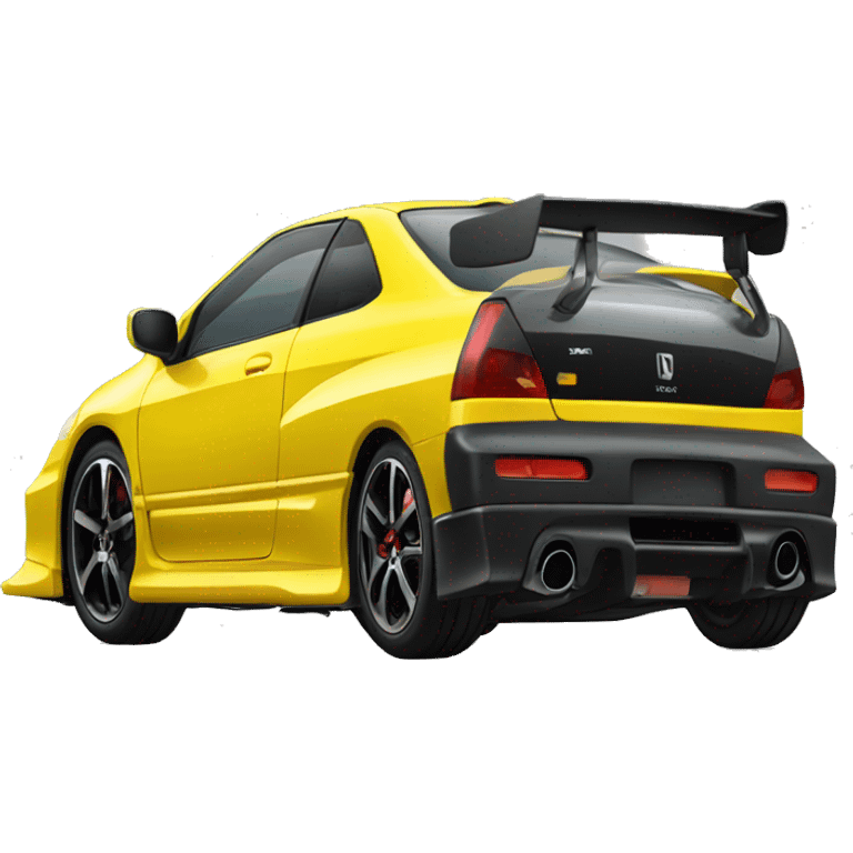 Yellow Honda type r emoji