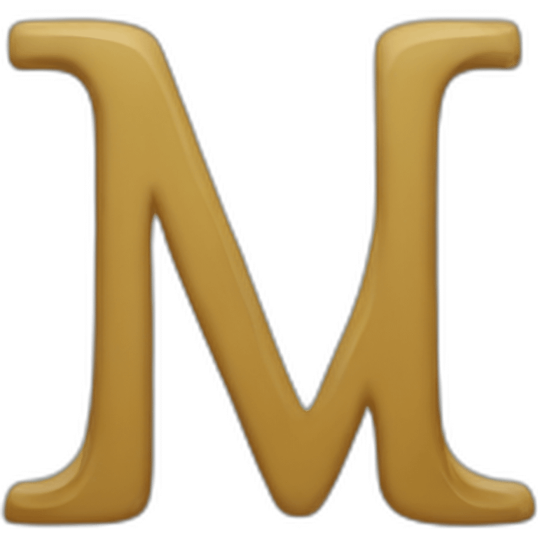 Greek letter mu lower case emoji