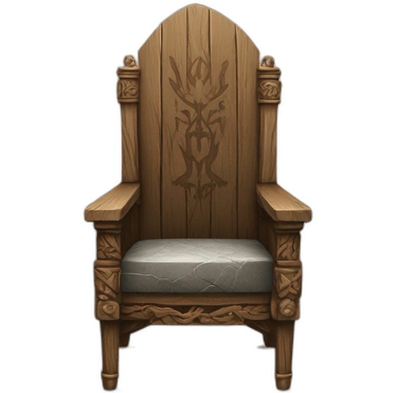 Game of thrones chair emoji