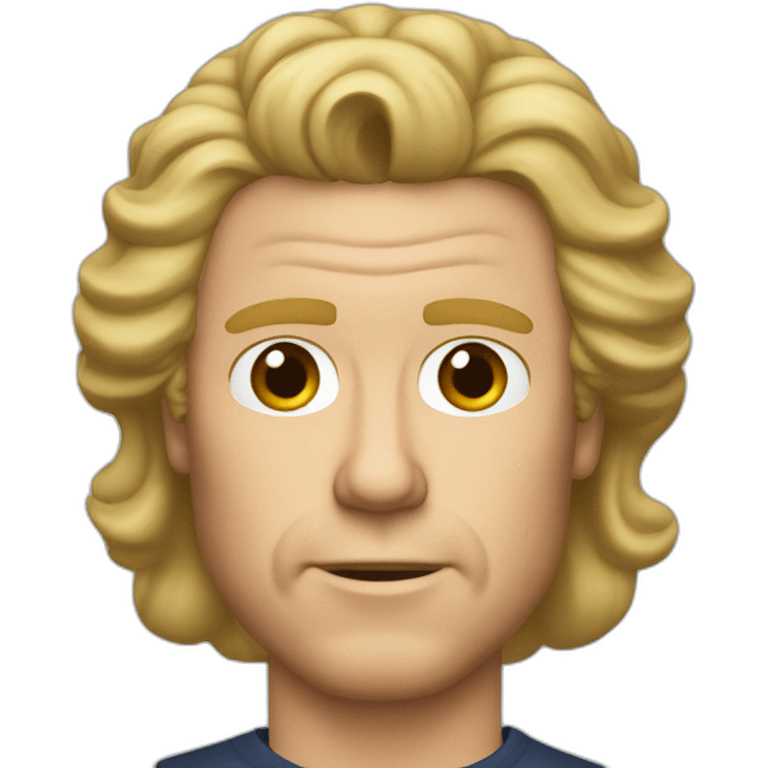 will ferrell long straight blonde hair emoji