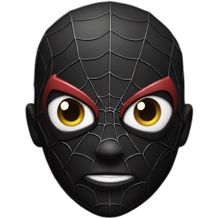 thorned black spider-man emoji