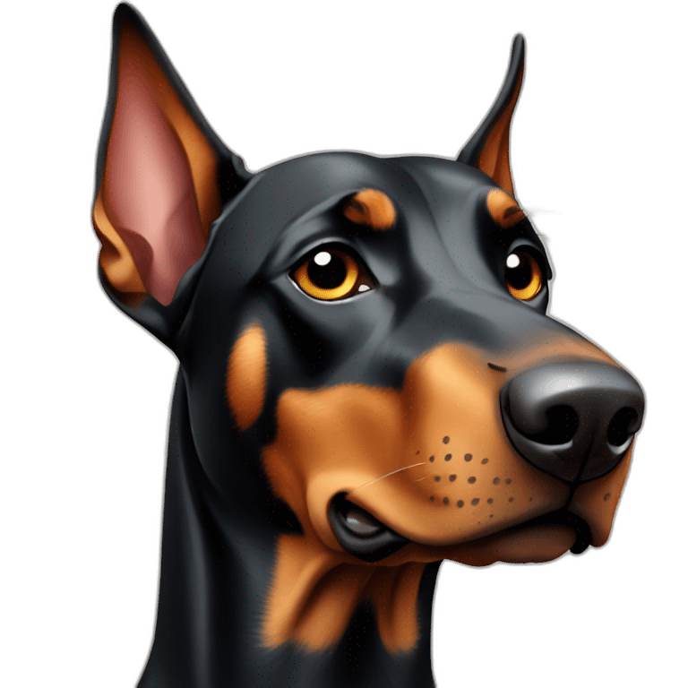 doberman love emoji