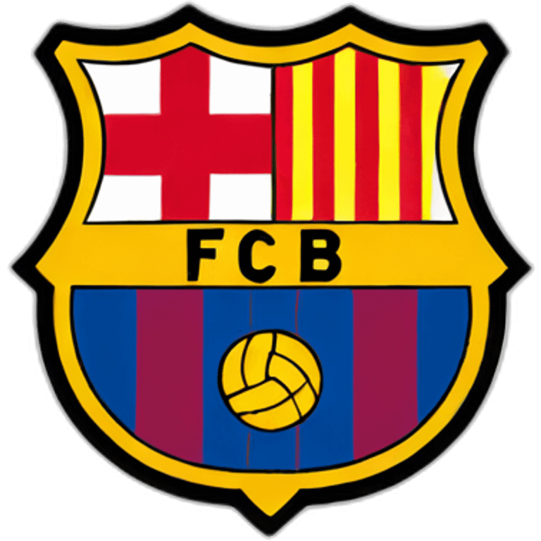 Fc barcelona crest emoji