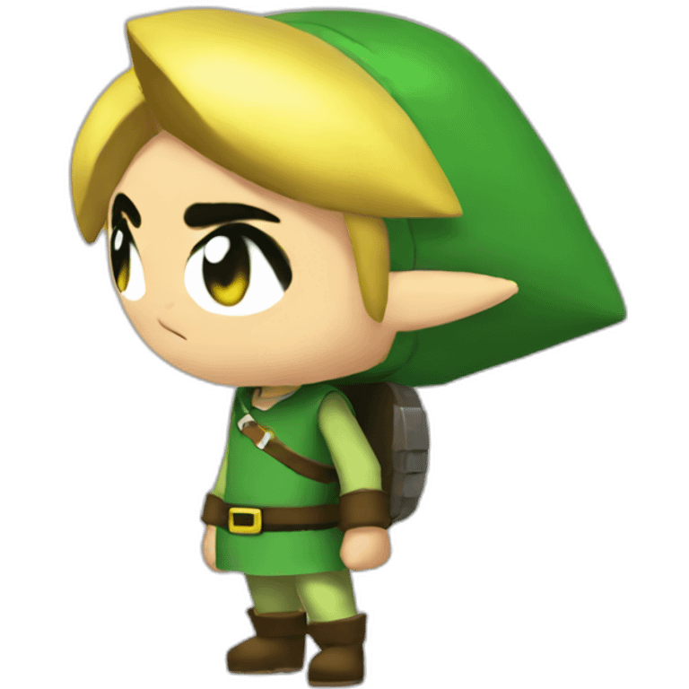 toon link with bomb emoji