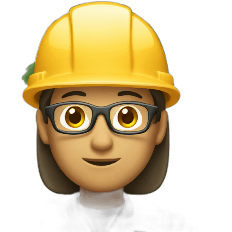 engineer in a forest emoji