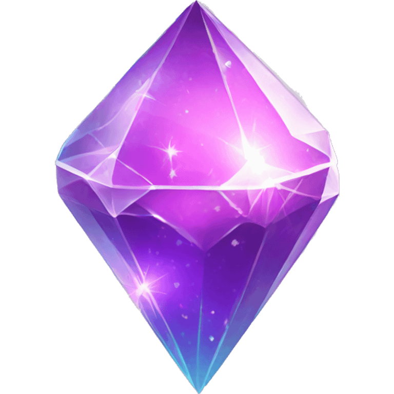 shining magic crystal emoji