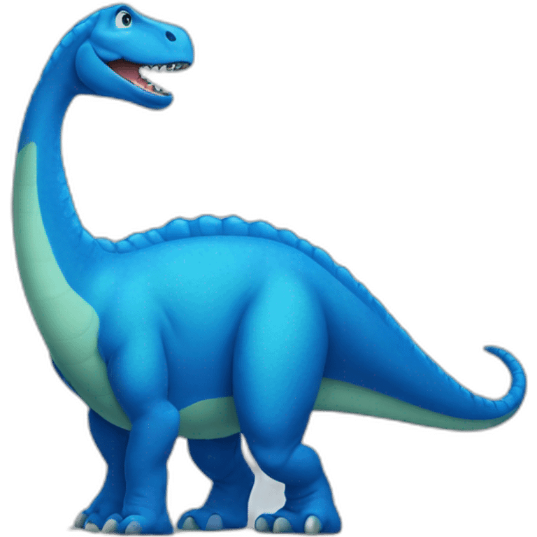 big blue dinosaur emoji