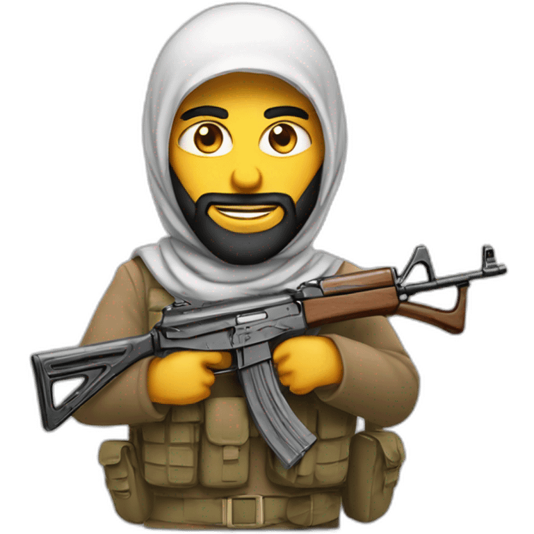 Arabe avec ak47 emoji