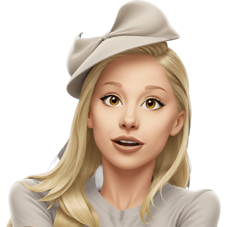 blonde girl in hat emoji