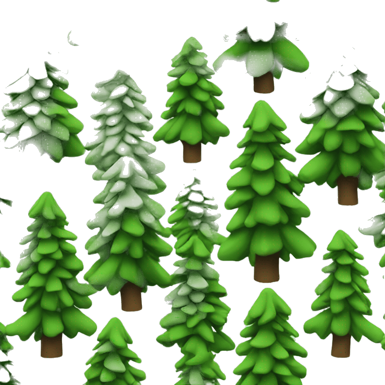 3d Pine tree emoji