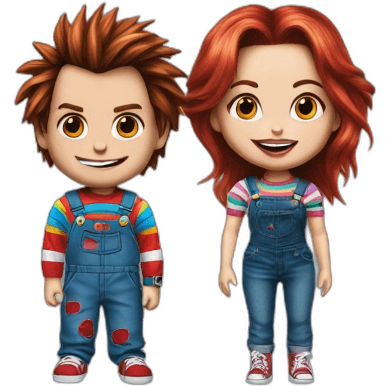 Chucky et tiffany emoji