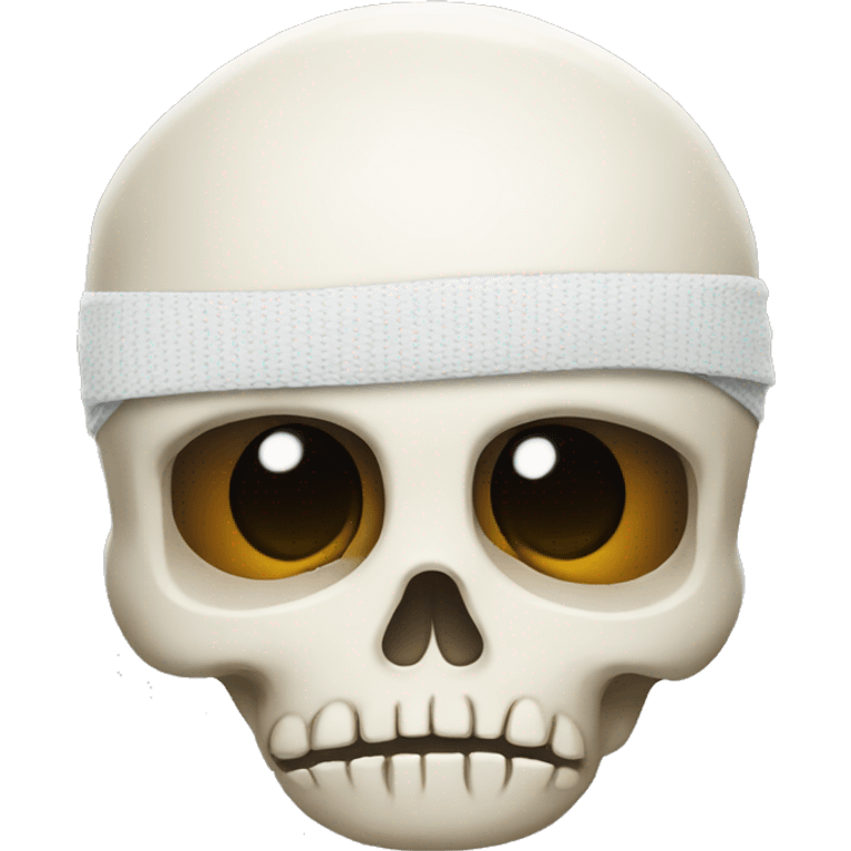 bandaged skull emoji