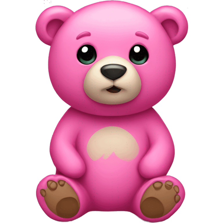 Bear pink emoji