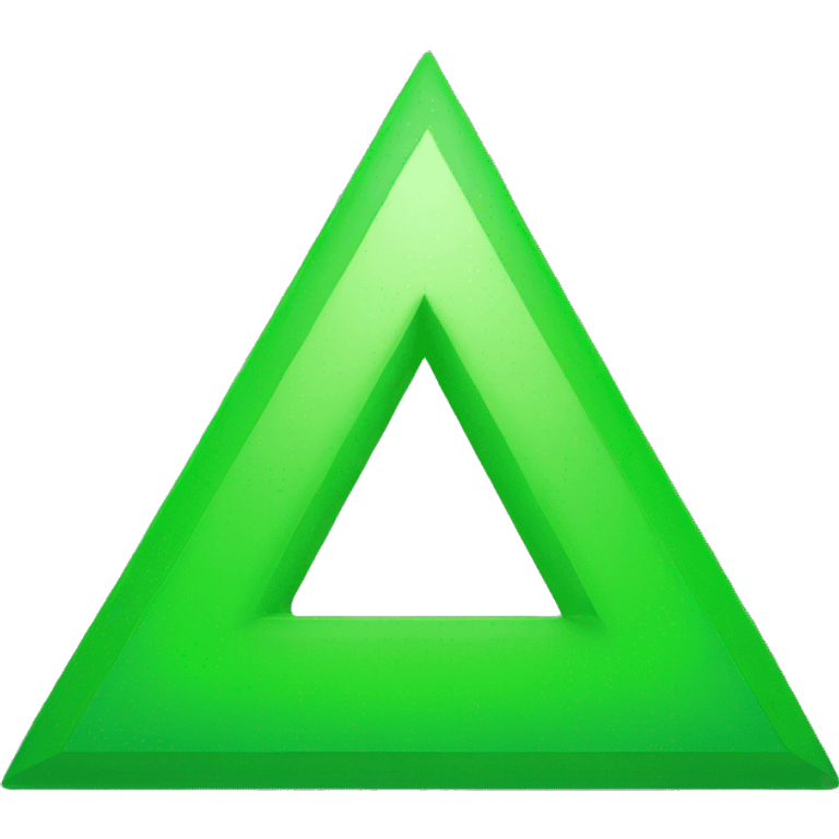 Green triangle emoji