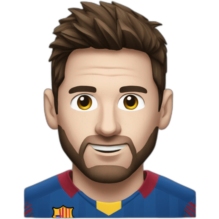 Messi soccer emoji