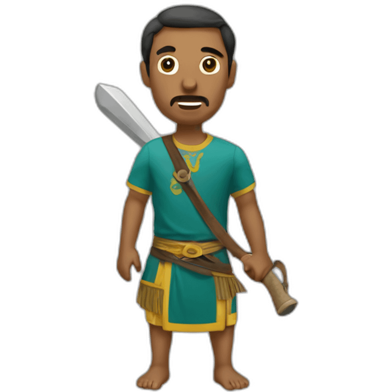 Lanzador de jabalina  emoji