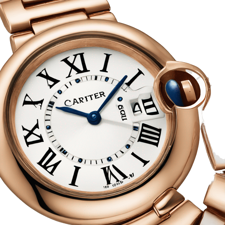 Cartier ballon bleu watch emoji