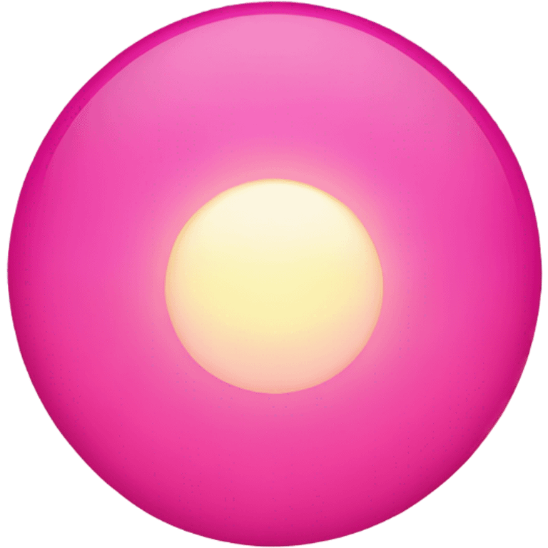 Pink sun emoji