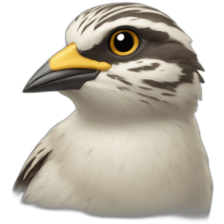 lark portrait, front view emoji