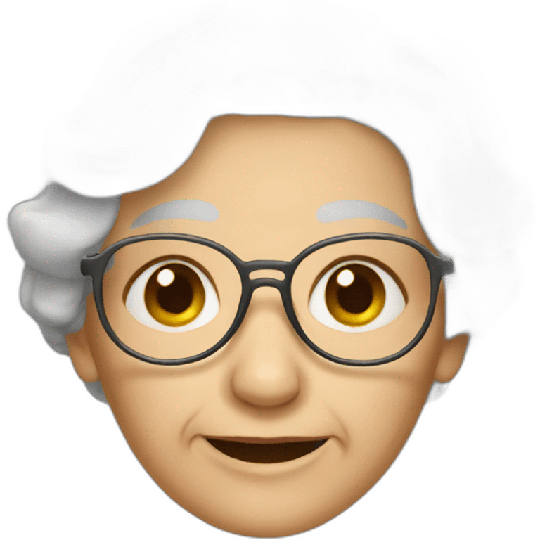 old lady emoji