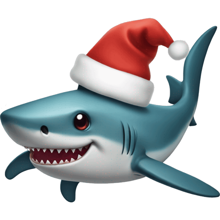 christmas shark emoji