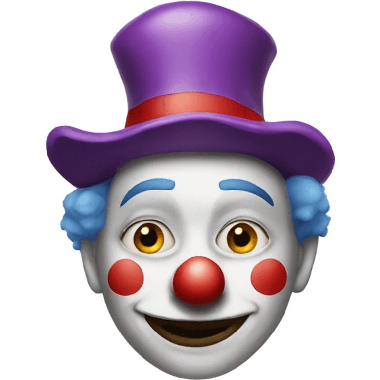 A clown emoji