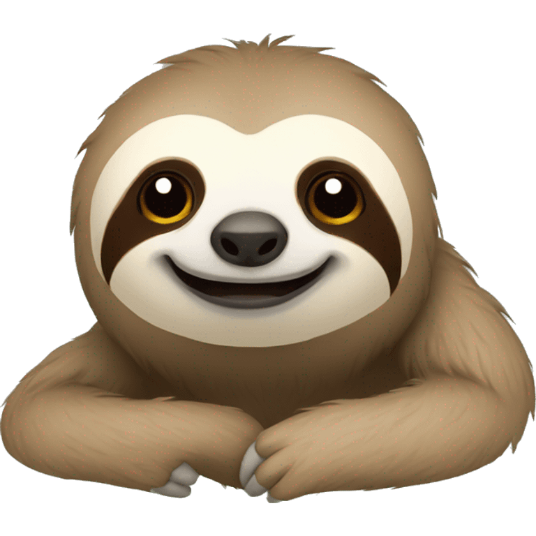 sloth nodding emoji