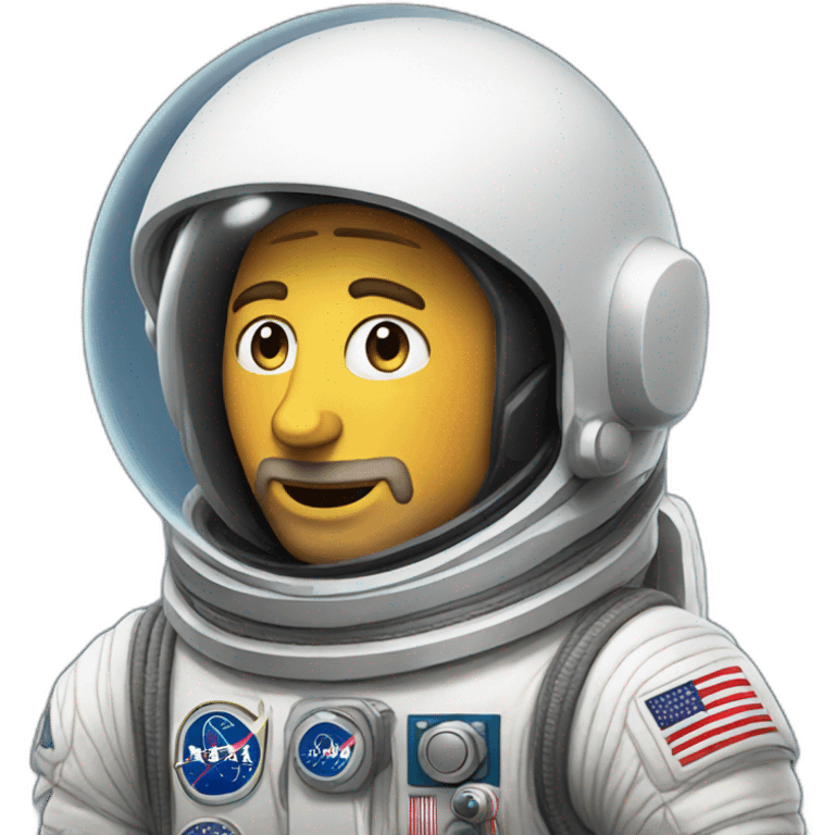 steve jobs in astronaut outfit emoji