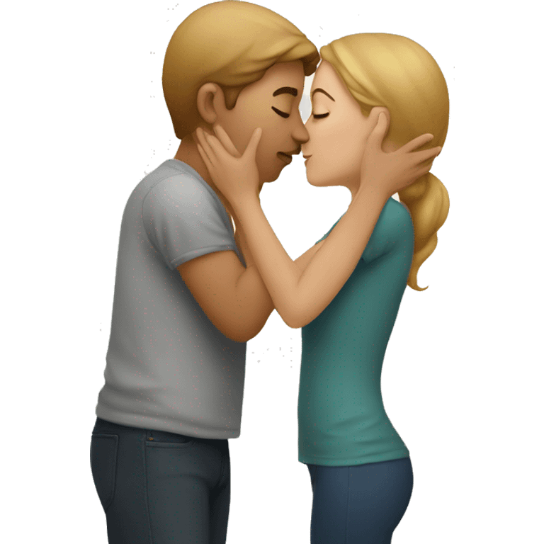 intimate moment with women kissing  emoji