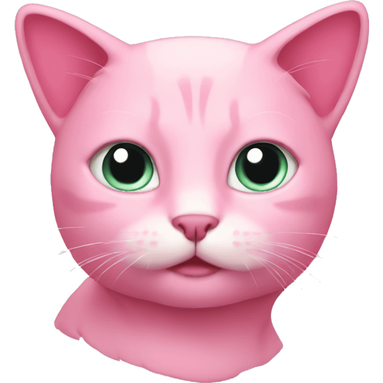 Pink cat emoji