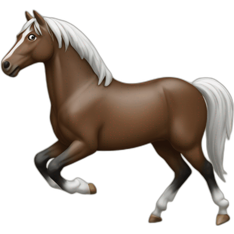 Cheval qui saute emoji