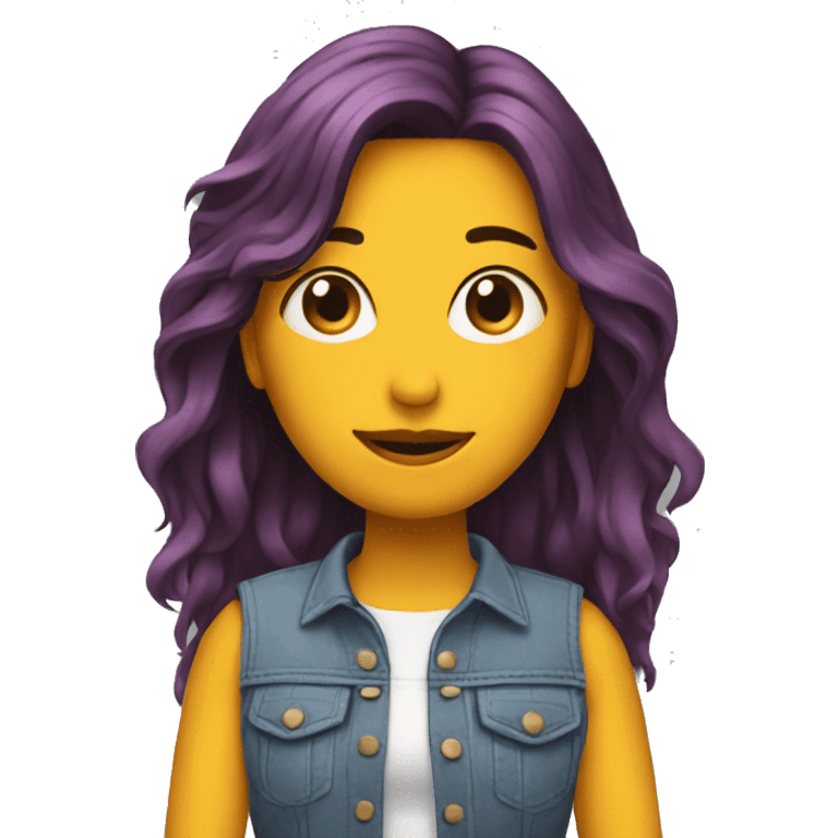 Chica cité emoji