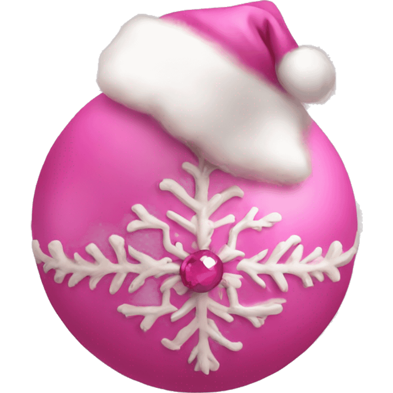 Pink Christmas things emoji