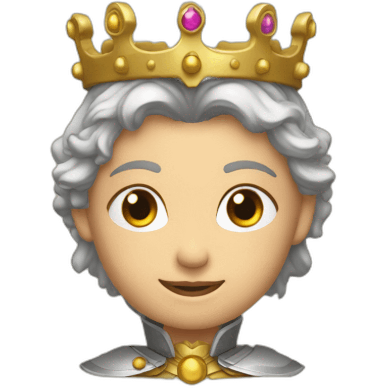 paladin avec une couronne de reine emoji