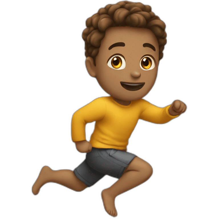 Mini qui fait un salto arrière emoji