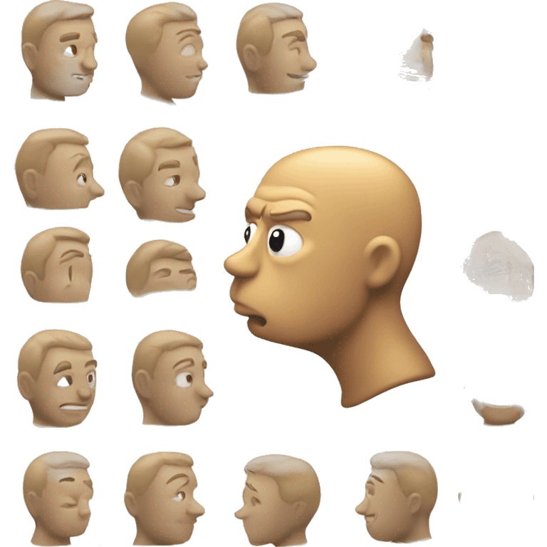 man tapping head thinking good idea  emoji