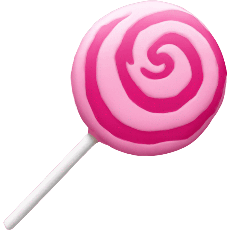 Pink lollipop emoji