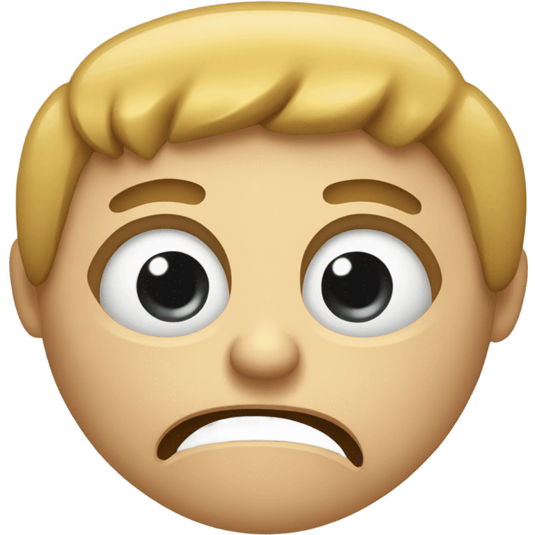 a large face with exaggerated features: tears streaming down, wide eyes, or an open mouth in a scream, conveying intense emotion.  emoji