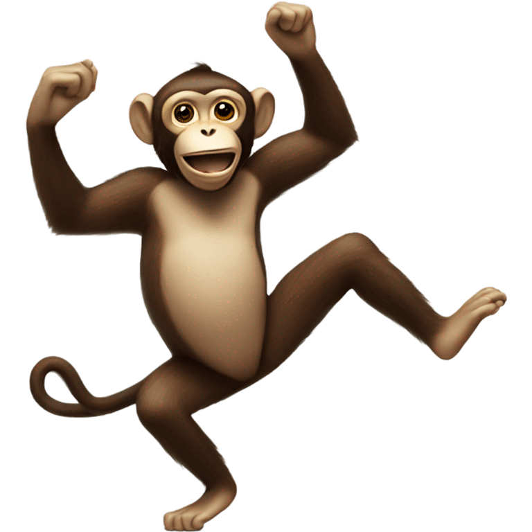 monkey dancing on bisoln emoji