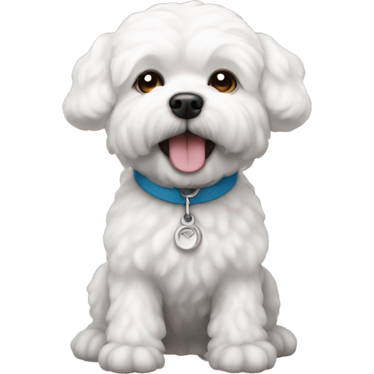 bichon dog  emoji